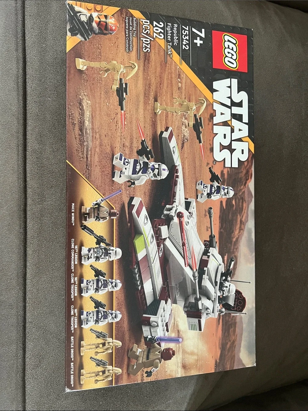 Lego Star Wars Republic Gunship in White, Red and Green Accents